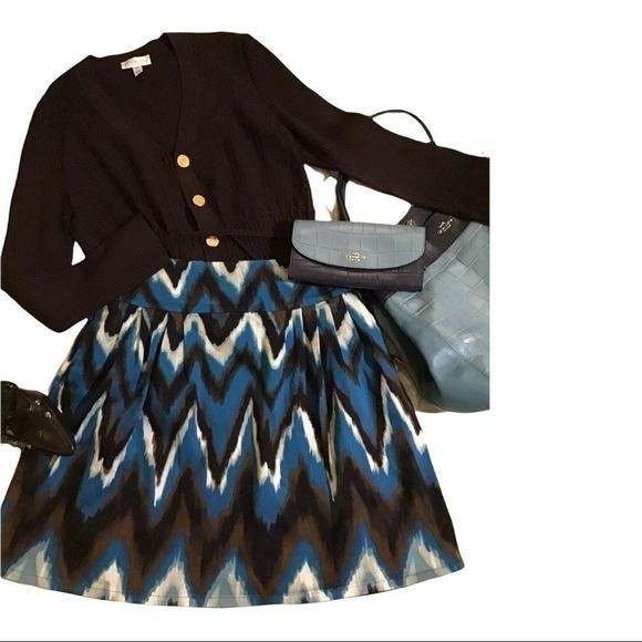 WORTHINGTON Wide Band Circle Skirt Lined Hidden Side Zipper Size 6 - Picture 5 of 5